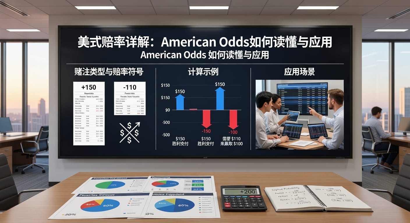 美式赔率 american odds 解析与换算实战