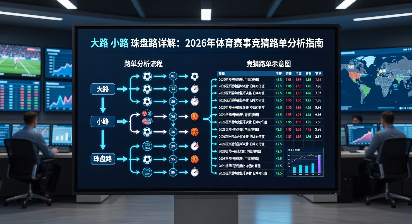 大路 小路 珠盘路：盘路判断与体育赛事思路