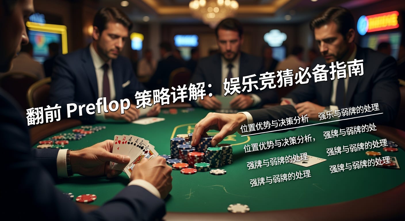 翻前 preflop 实战指南：起手牌、位置与加注逻辑