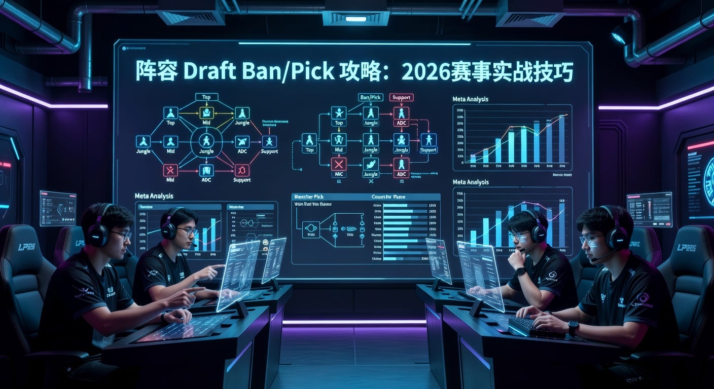 阵容 Draft Ban/Pick 实战解析：赛前准备与临场判断