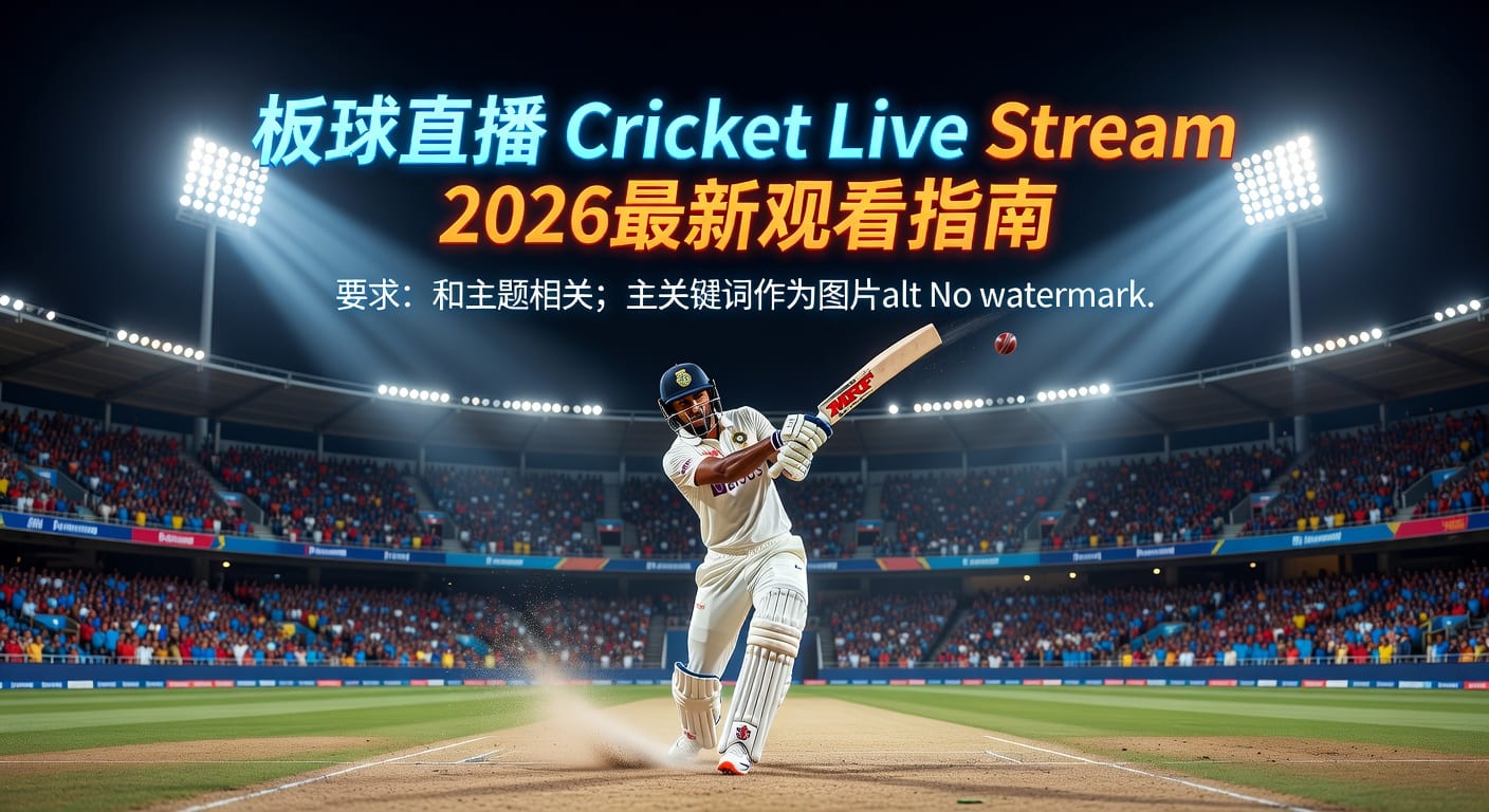 板球直播 Cricket Live Stream｜2026年观看与实战指南