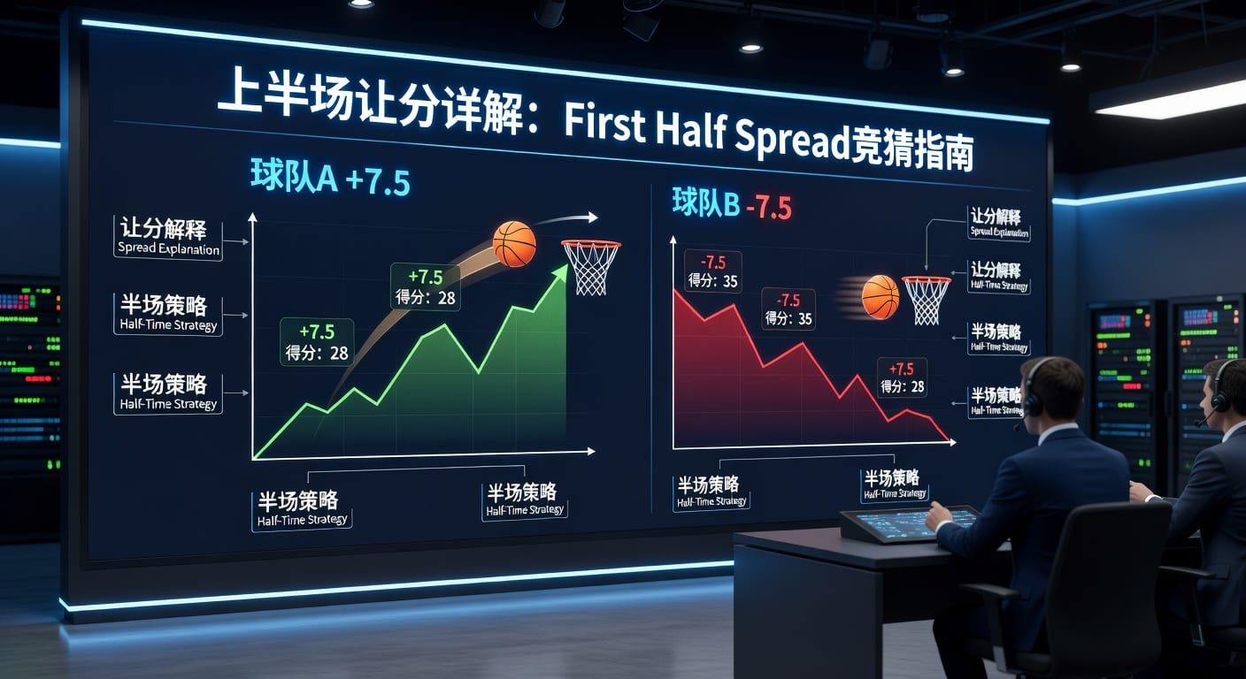 上半场让分 first half spread 赛前与滚球解析